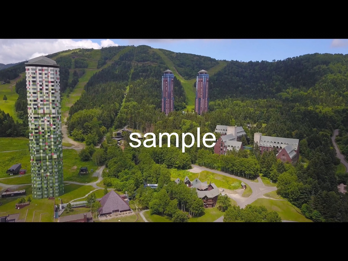 業務用ドローンで空撮　コスパの良い撮影を行います 有名ブランド/有名リゾートホテル撮影など空撮経験豊富。 イメージ2