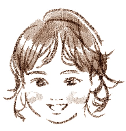 優しい雰囲気の似顔絵描きます 最短即日でシンプルなふんわりタッチの似顔絵描きます イメージ3