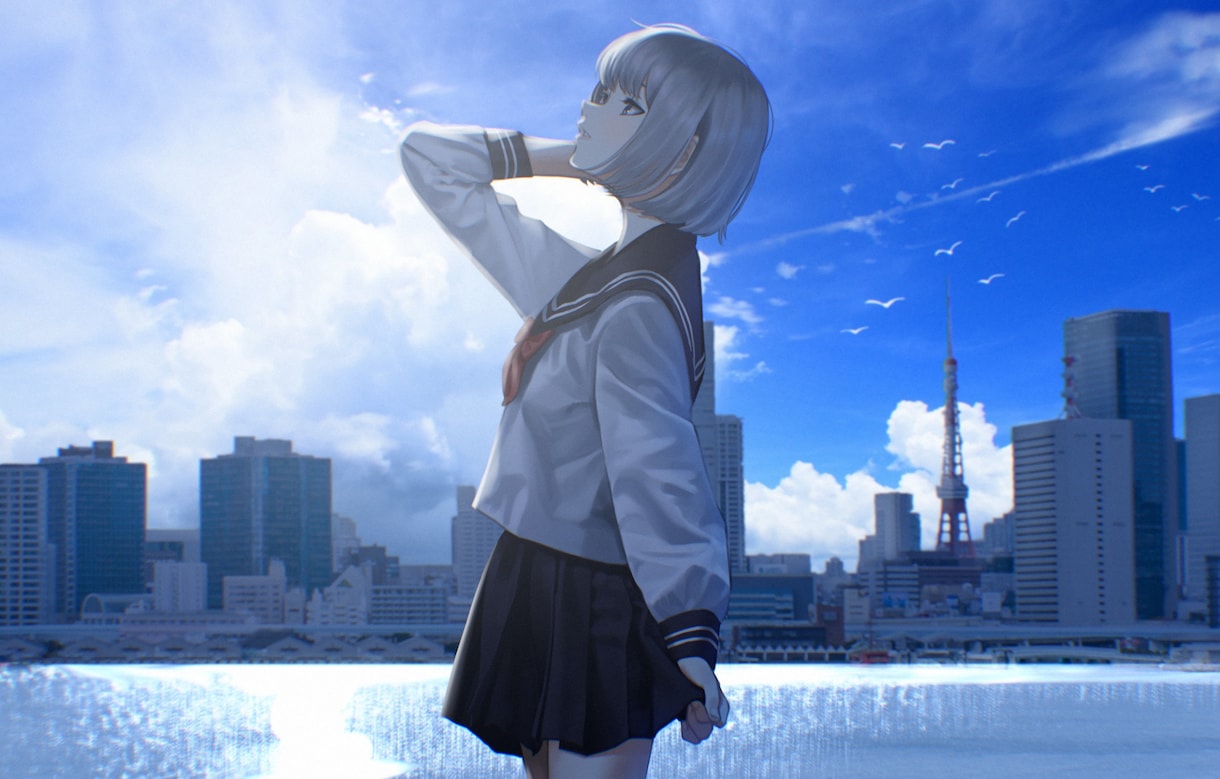 空気感を感じるエモいイラストを描きます エモさを大事に、丁寧に仕上げます。 イメージ1