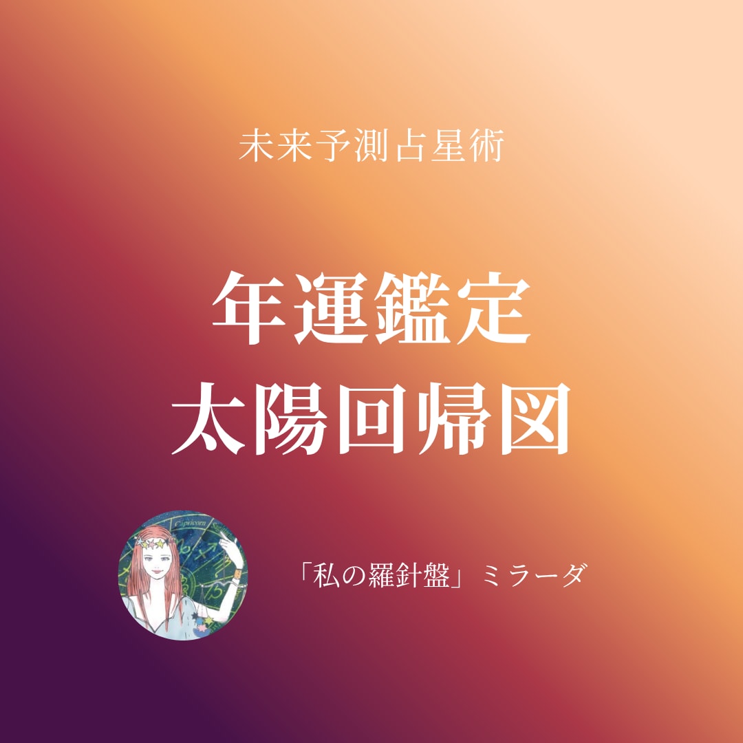 未来予測占星術：太陽回帰図で【年運】を読み解きます 年運の全体像と星からのメッセージ イメージ1