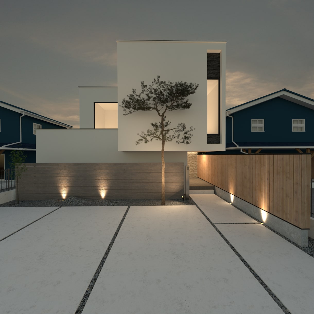 フォトリアルな外観建築パースを制作します 格安で写実的な建築CGを制作します。 イメージ3