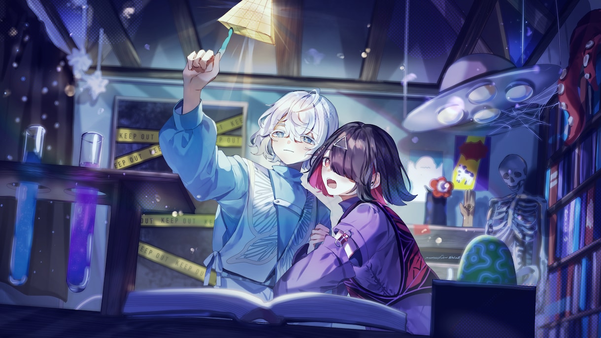 イラスト制作承ります 背景つきや全身絵も！多用途に対応いたします。 イメージ6
