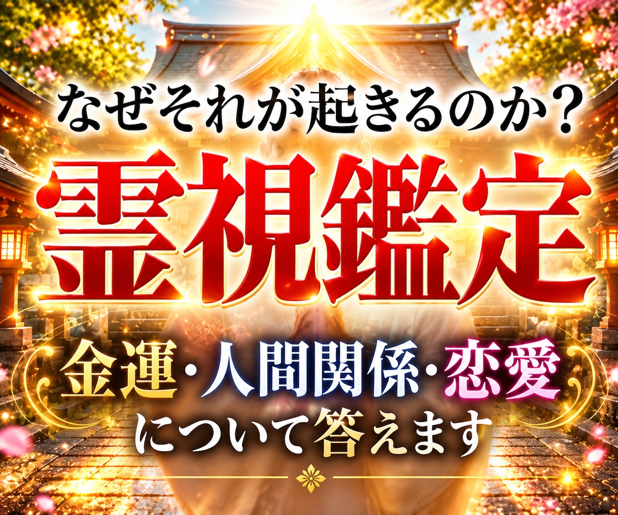 長年の霊視経験による【本格霊視鑑定】を行います 本格霊視 流れや選択肢を伝えます。 イメージ1