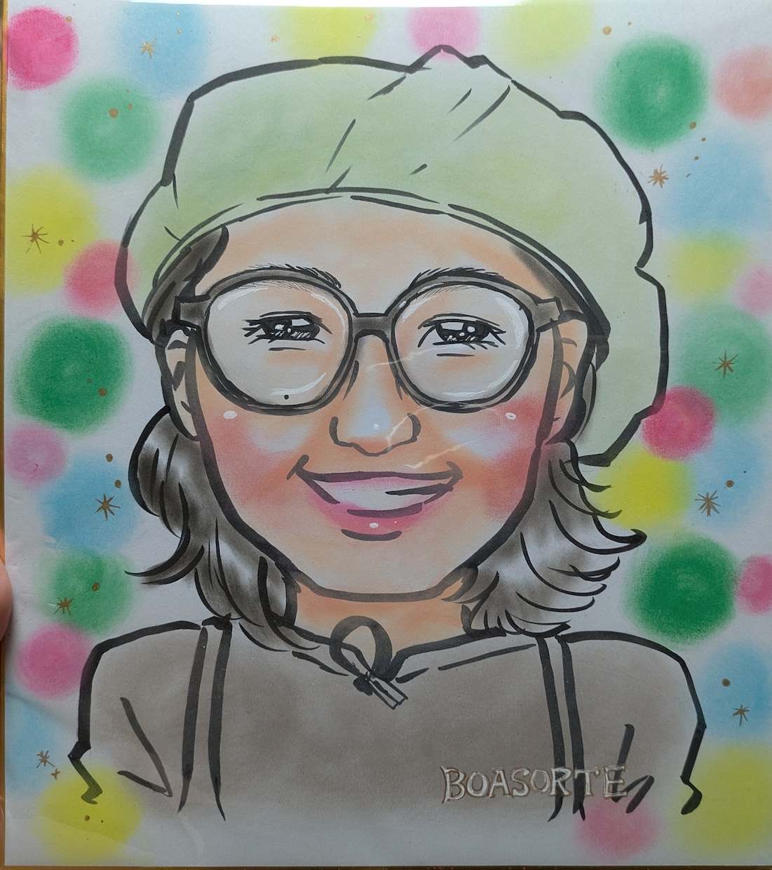 心に光を灯す、優しいアナログ似顔絵を描きます 見つめるたび、心がほどける魔法のような優しさをお届けします イメージ1