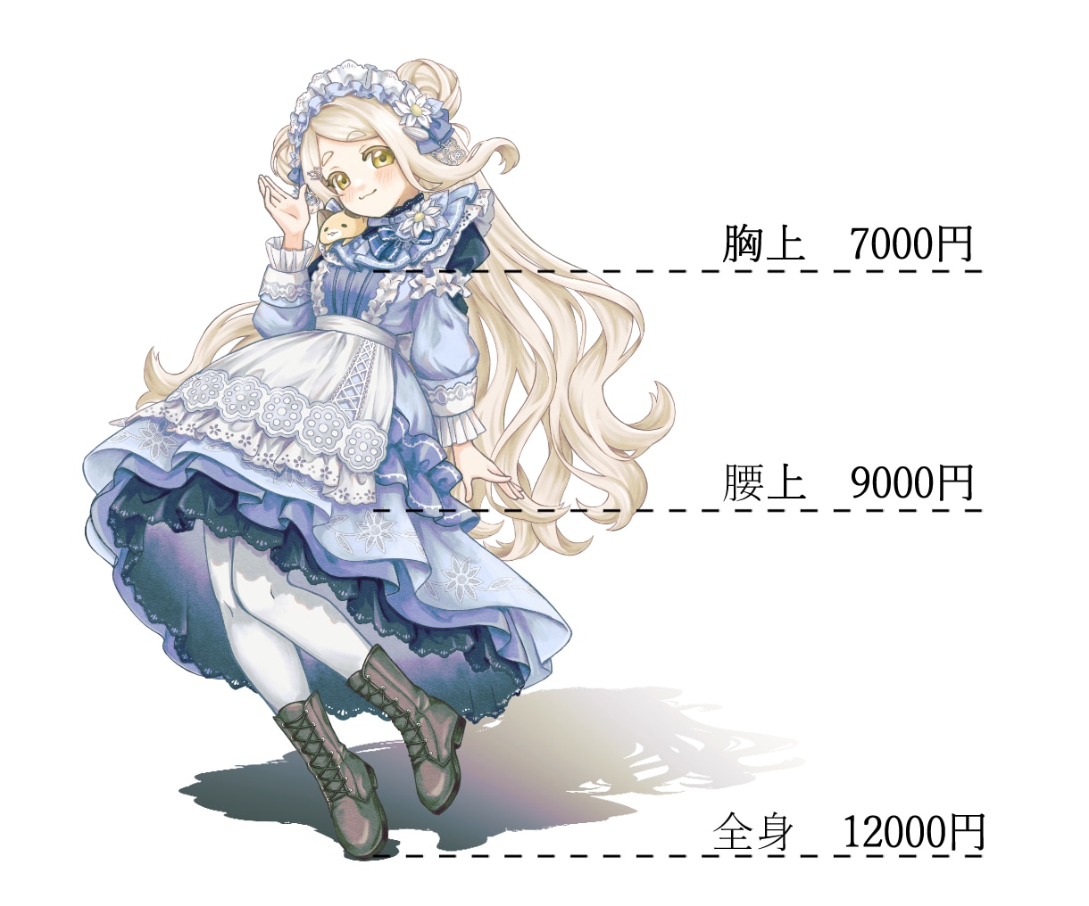 サムネやアイコン、立ち絵などのイラスト制作承ります ＊テンプレ記入だけで簡単＊ご要望に沿ったイラストをお届け イメージ2
