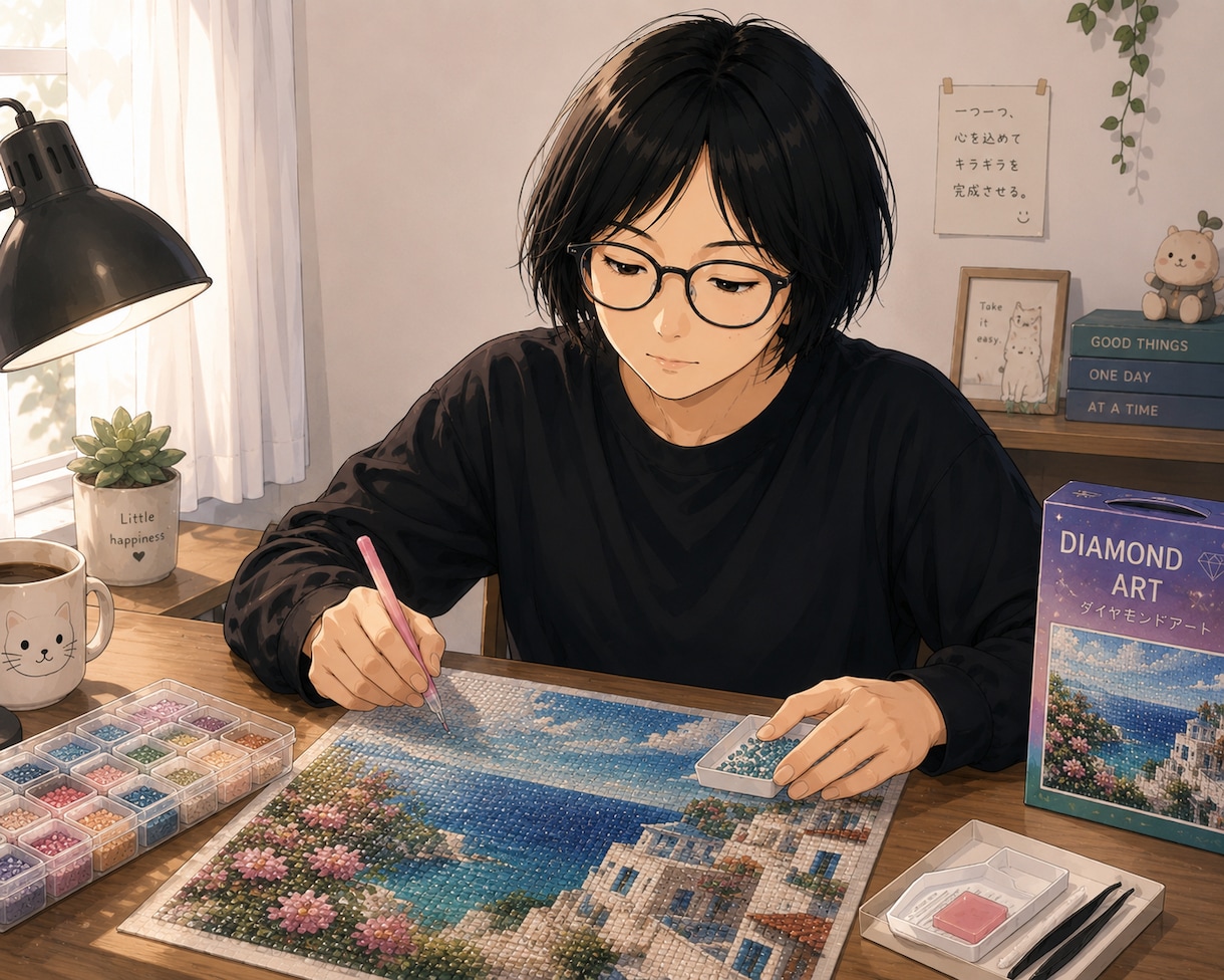 ダイヤモンドアート制作代行承ります 無料で見積もり相談からご依頼をお願いします。 イメージ1