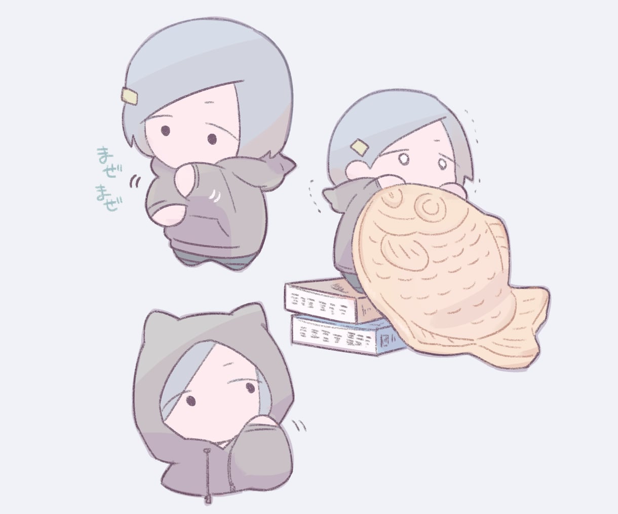 とにかくまるい◎おもちなデフォルメイラスト描きます シンプル・かわいい・やわらかいデフォルメデザイン作成！ イメージ1