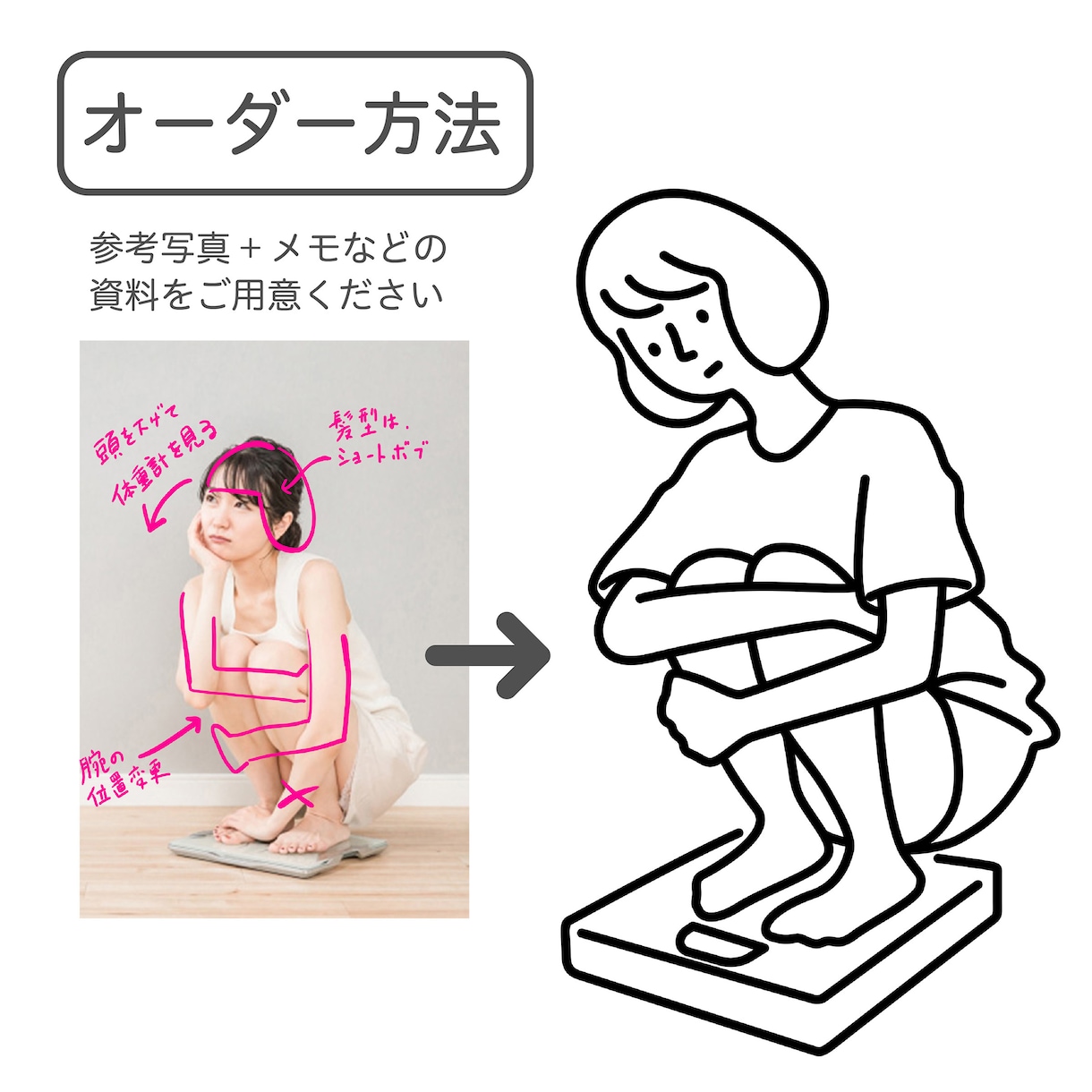 シンプルな線画イラスト描きます シングルラインパスで描画。EPS / AI でも納品可です！ イメージ1