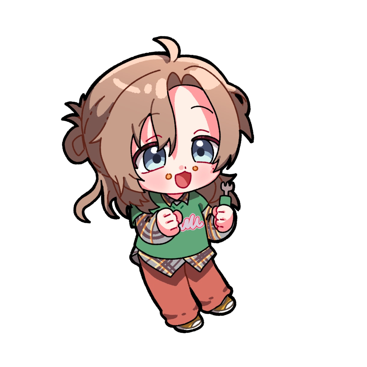 色彩が美しいSDミニキャライラスト制作しますます グッズ制作・VTuber・企業案件もお気軽にご相談ください！ イメージ10