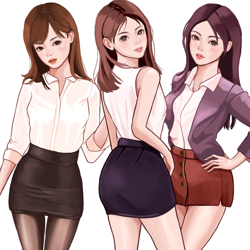 商用利用OK！！美人で素敵なイラストお描き致します 色っぽくて可愛い素敵なイラストをお描き致します イメージ9