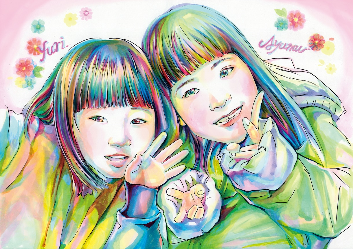 似顔絵オーダーお受けできます そっくりで美しくあなたらしいカラーで イメージ6
