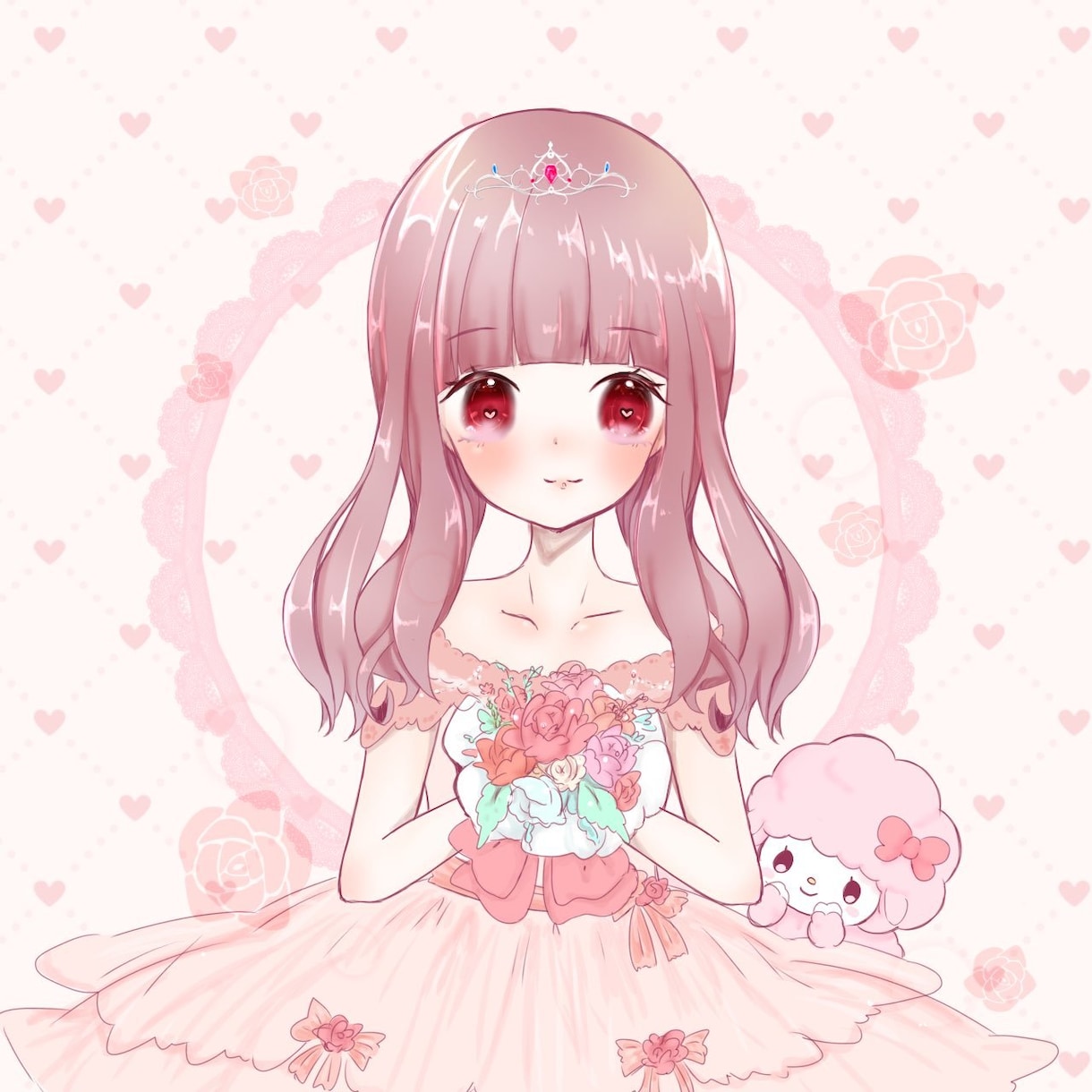 かわいいイラストを描きます アイドルやメイドさんのグッズやメッセージカードに！ イメージ4