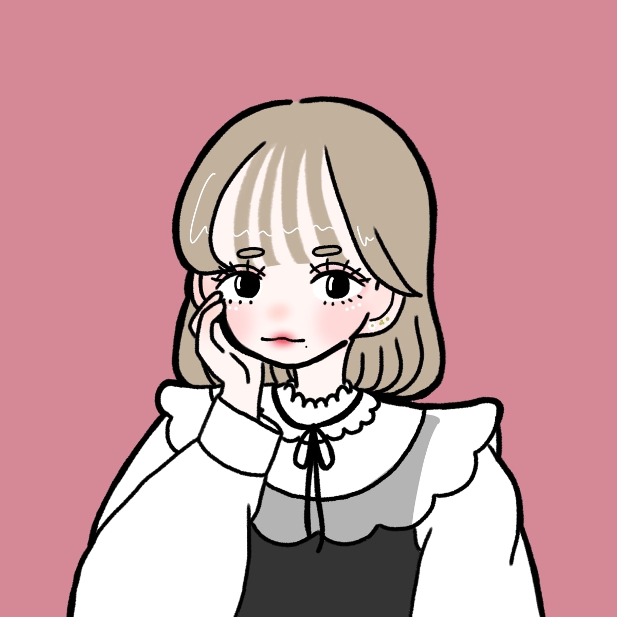 おしゃれで可愛いイラストを描きます アイコンやプレゼントに使えるイラストです❤︎ イメージ6