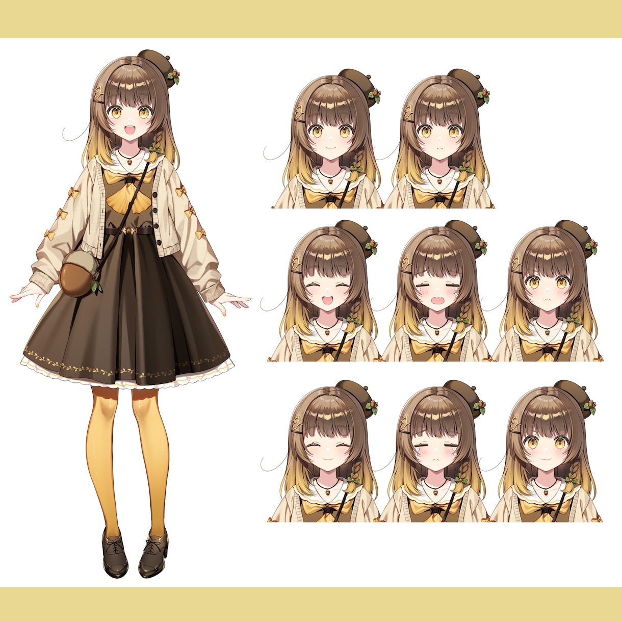 商用利用可！魅力的なおめめな立ち絵作成します キャラデザや表情差分も承ります☆男性キャラもOK！ イメージ2