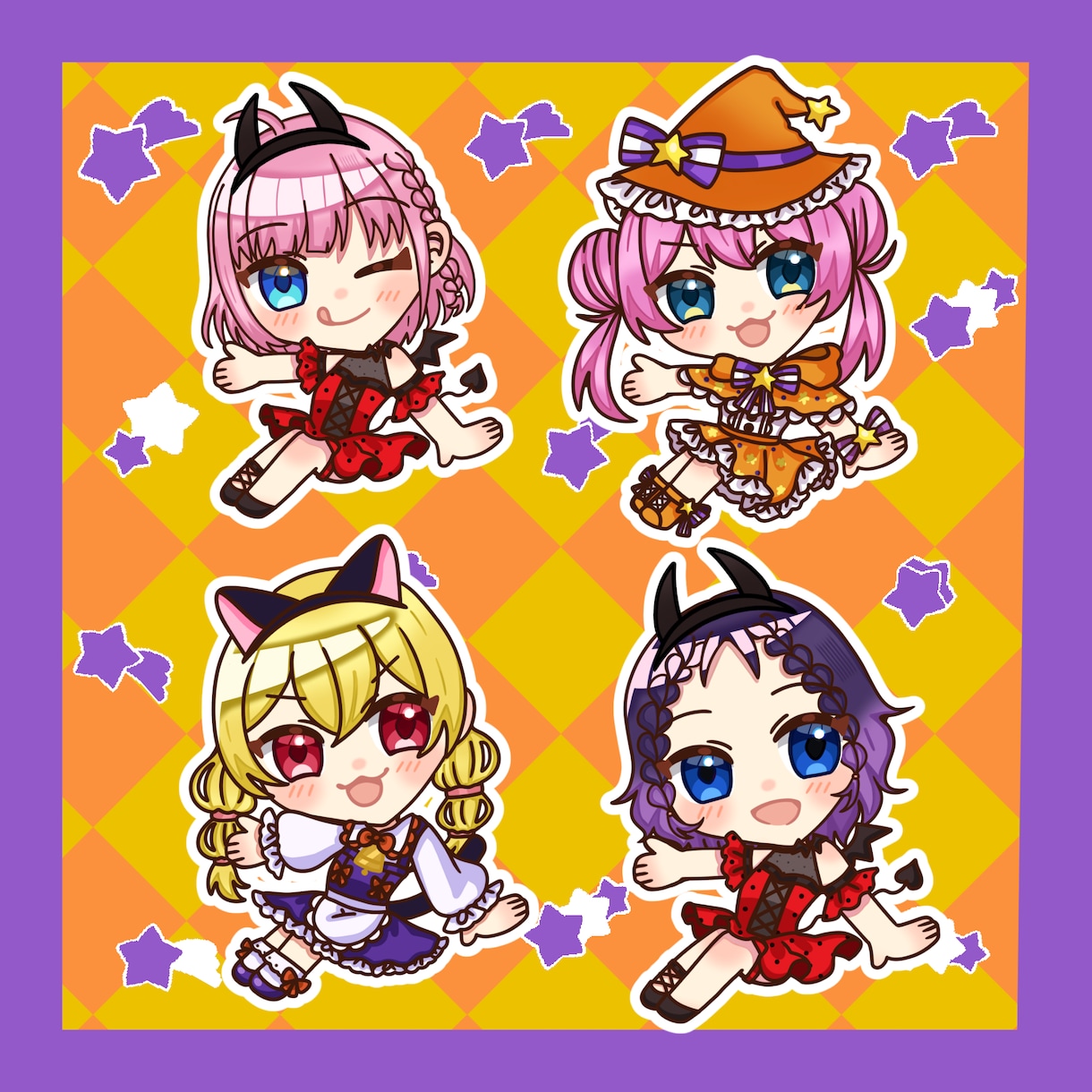 商用利用OK！ハロウィン量産イラスト制作します 商用利用可能なハロウィンの量産イラストです。 イメージ4