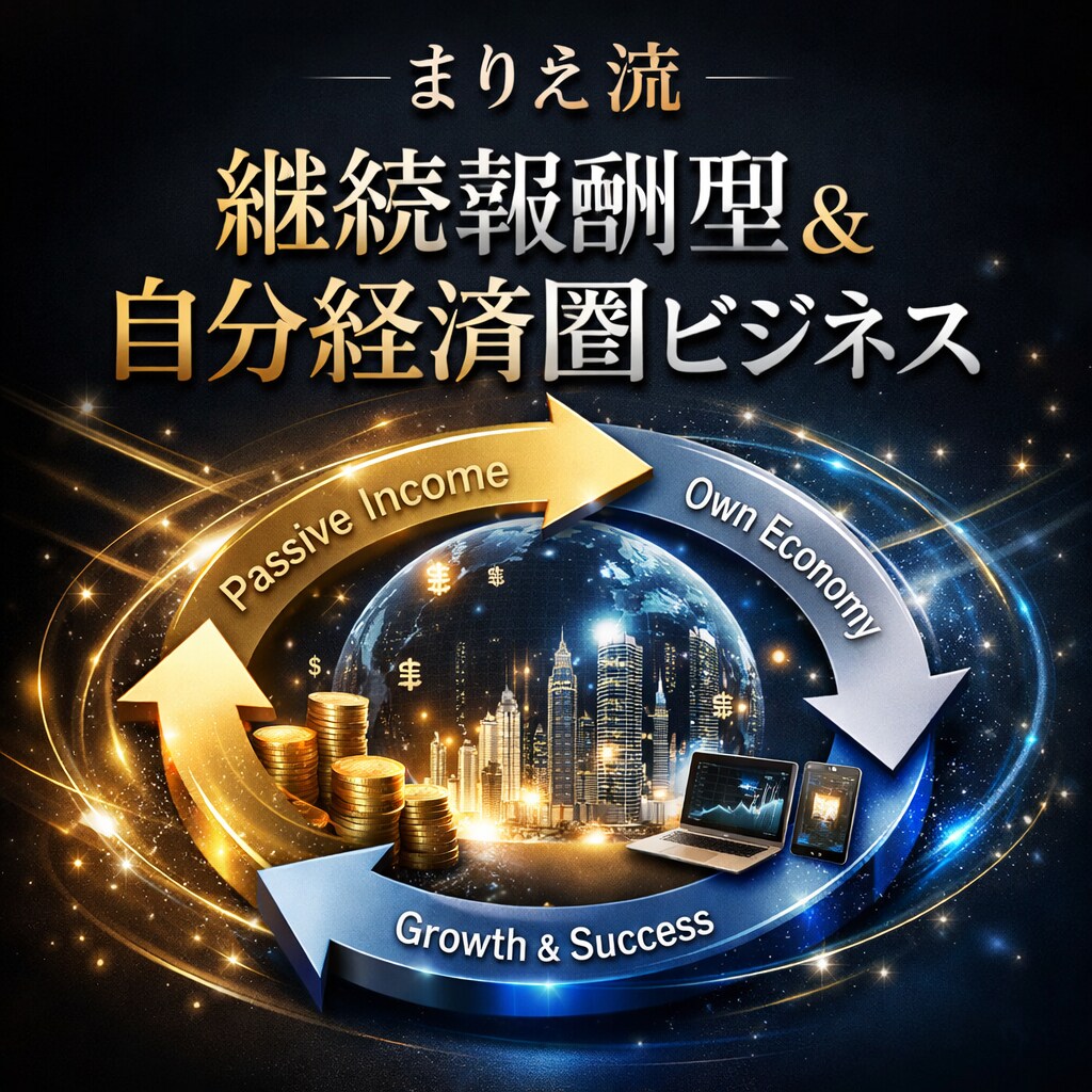 継続収入×自分経済圏で理想の働き方アドバイスします 長期的ビジネス構築と仕組み化で安定収入を作りませんか？ イメージ1