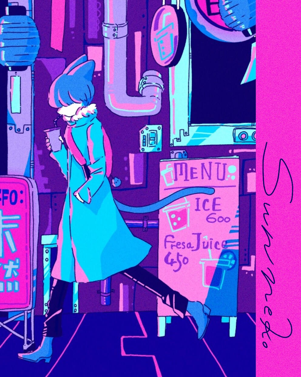 アナログの雰囲気が残る背景付きイラストます フルカラーで背景付きイラストを描きます。 イメージ1