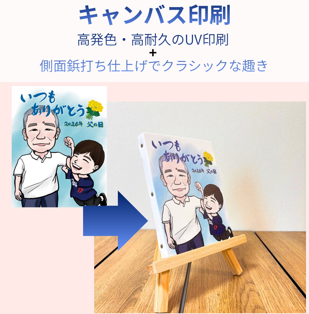 記念日に贈る似顔絵ギフト作ります 大切な人への“ありがとう”をオーダー似顔絵で形にしませんか？ イメージ5