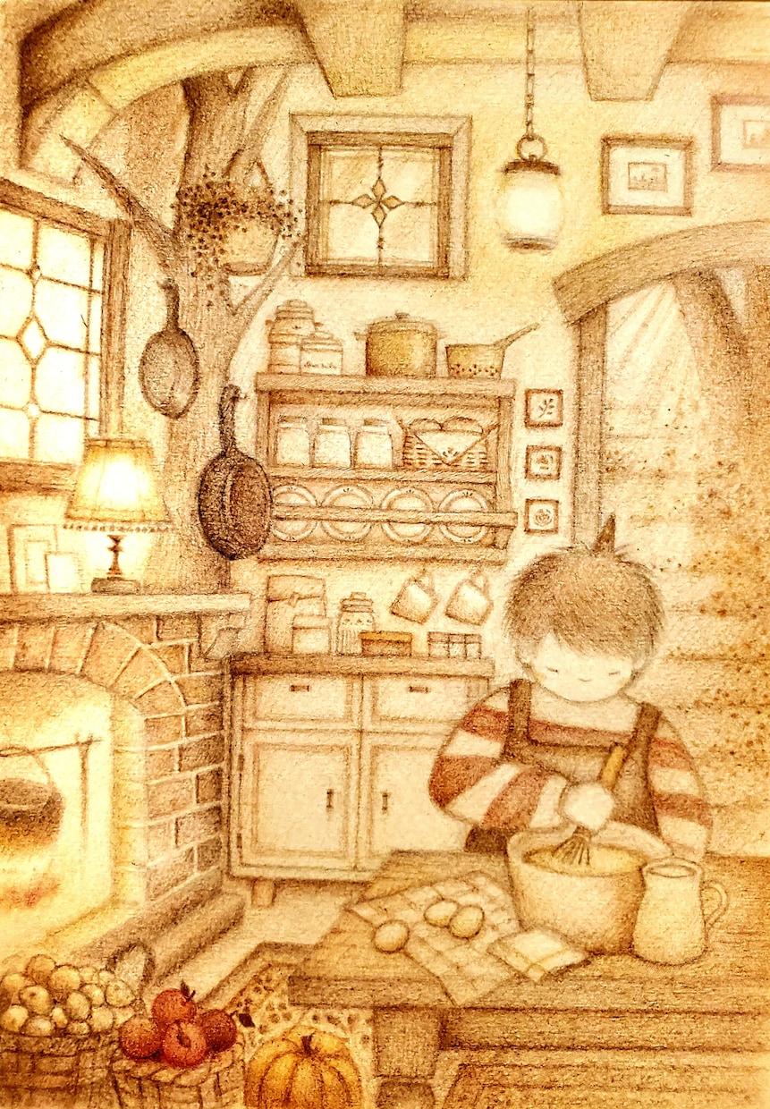 クラシックな絵本風イラスト制作いたします 世界に一枚のオリジナル☆大切な場面にイラストのお花添えます♪ イメージ5