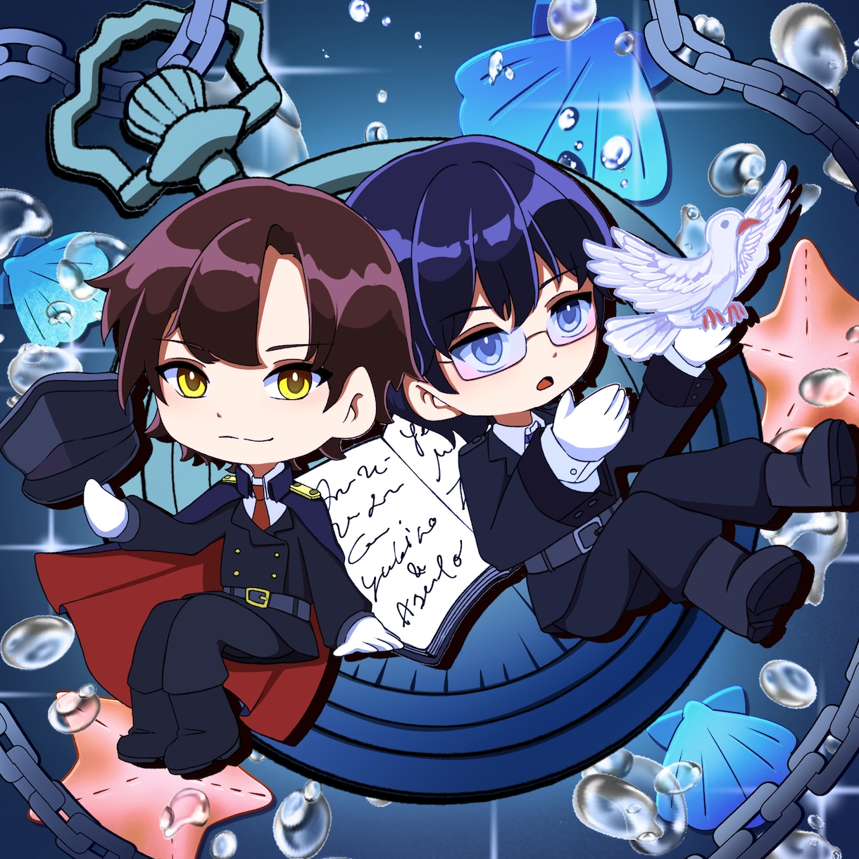 キャラデザ､1枚絵､立ち絵､SDその他承ります ご要望に合わせた価格の範囲でイラスト作成いたします。 イメージ5