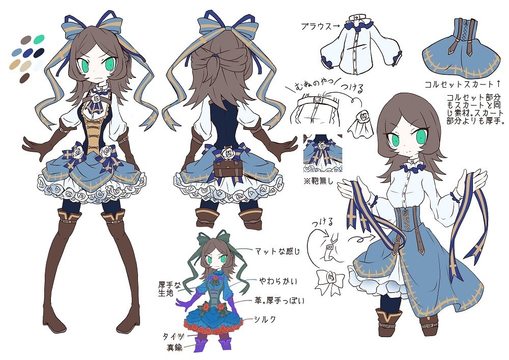 キャラクター立ち絵を描きます TRPGやゲームの立ち絵、キャラデザ、表情差分も！ イメージ2