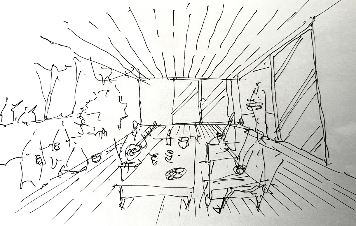ラフスケッチを描きます デザイン賞を多数受賞したデザイナーが空間を豊かに創造します イメージ8