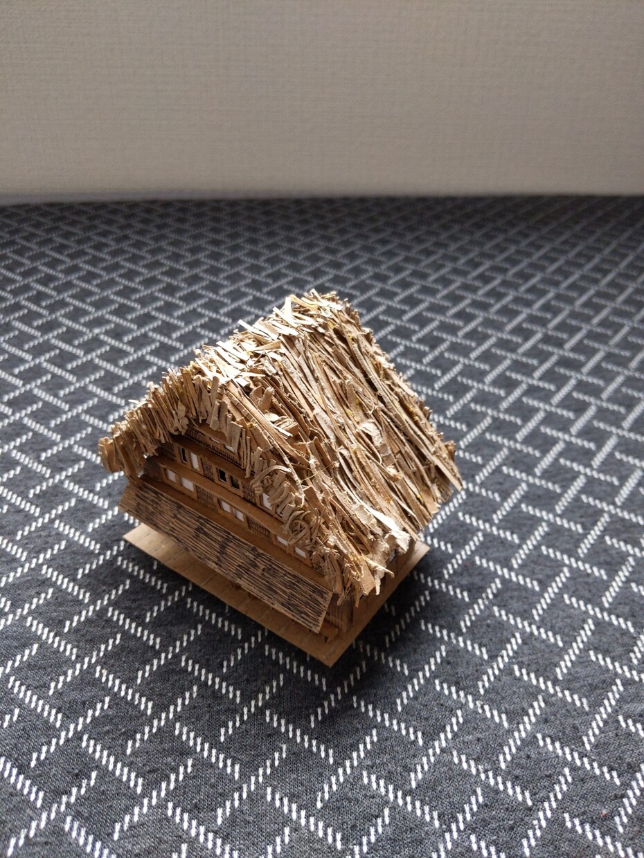 ダンボールアートを作成、プレゼントします 建築物をダンボールで表現します。 イメージ1