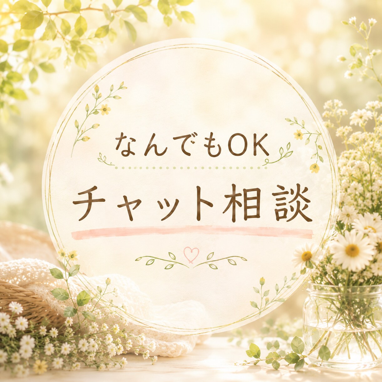 なんでもOK！優しくお話し聞きます どんな悩みも相談も否定しません！心が軽くなる安心できる時間✨ イメージ1