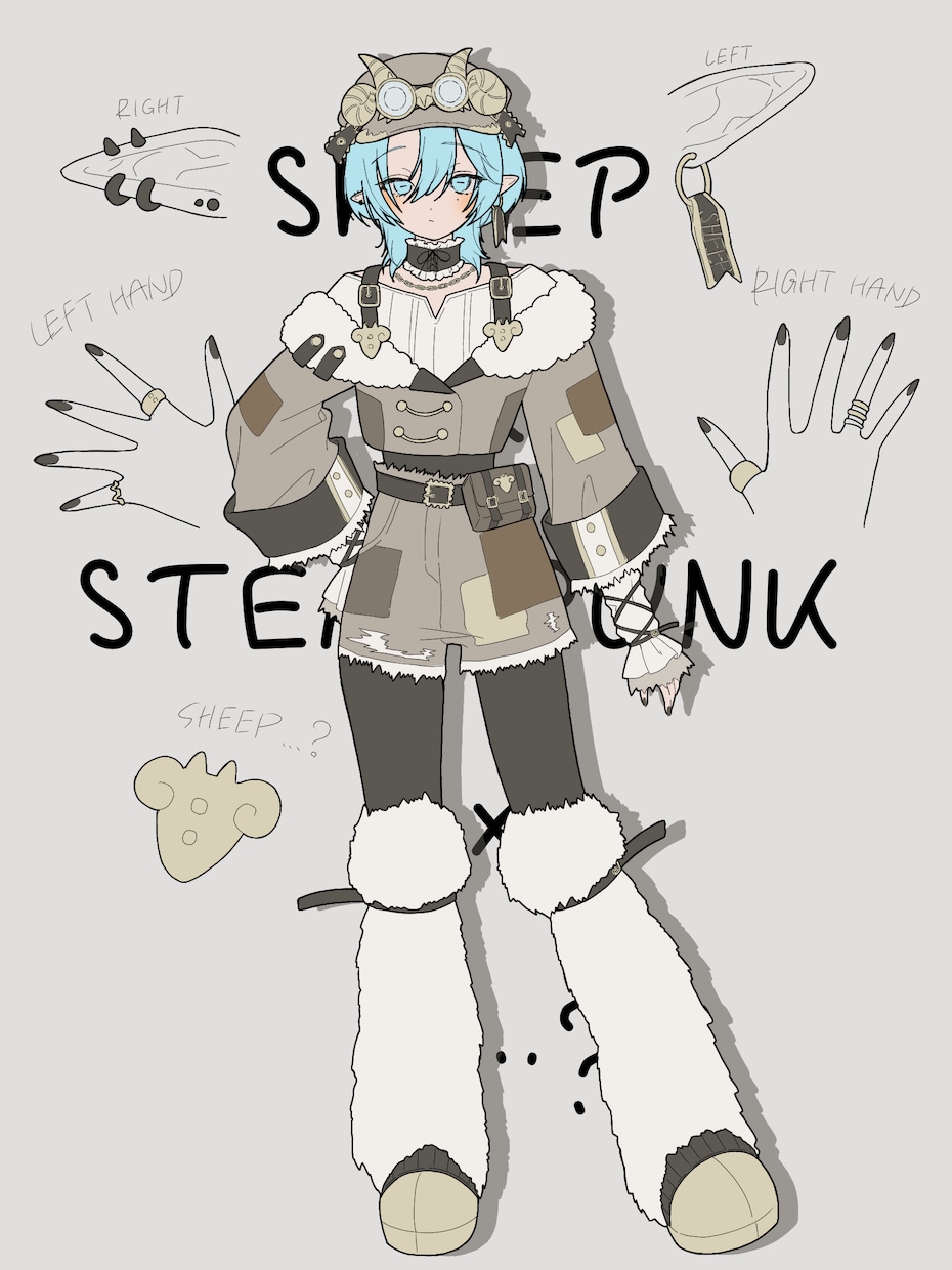 衣装と線画が綺麗なキャラデザ・立ち絵描きます TRPG・IRIAM・配信者・Vtuber向け イメージ4