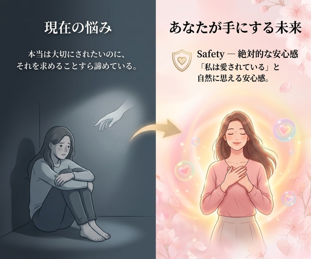 もう一人で抱えないで。夫婦関係を丁寧に紐解きます 我慢を手放して、心地よい夫婦関係に導きます イメージ3
