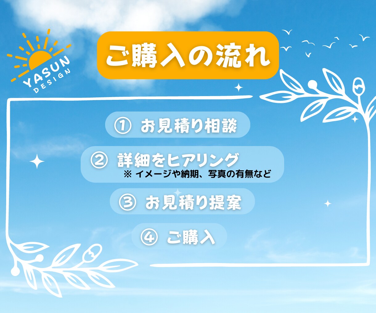 先着3名様◇原稿無しOK！素敵なチラシを作成します 実績作り価格　即レス即時対応をモットーに作成します イメージ3