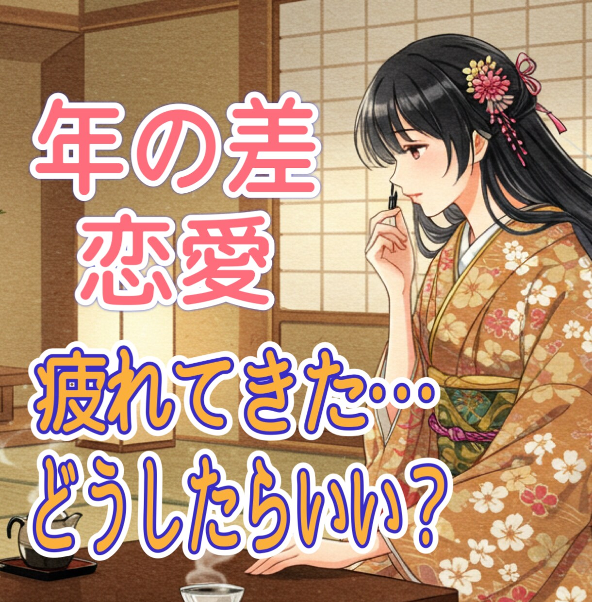 年の差恋愛の悩み解決に導きます 年の差恋愛の経験と霊感タロット＆霊視で迷いを解決へ導きます イメージ6