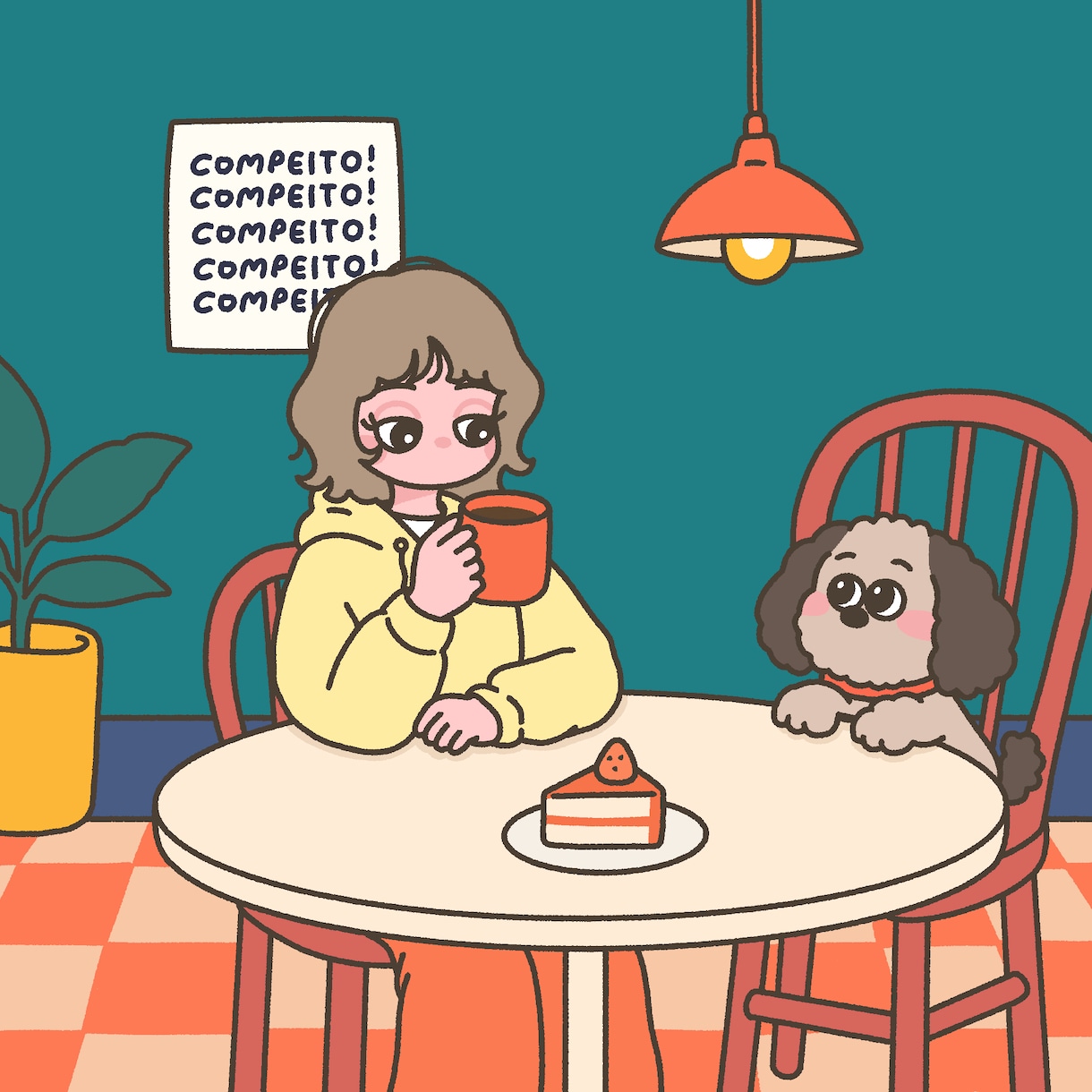 かわいいポップな多用途イラスト描きます スピード納品！今だけ低価格！結婚式・アイコン・プレゼントに イメージ5