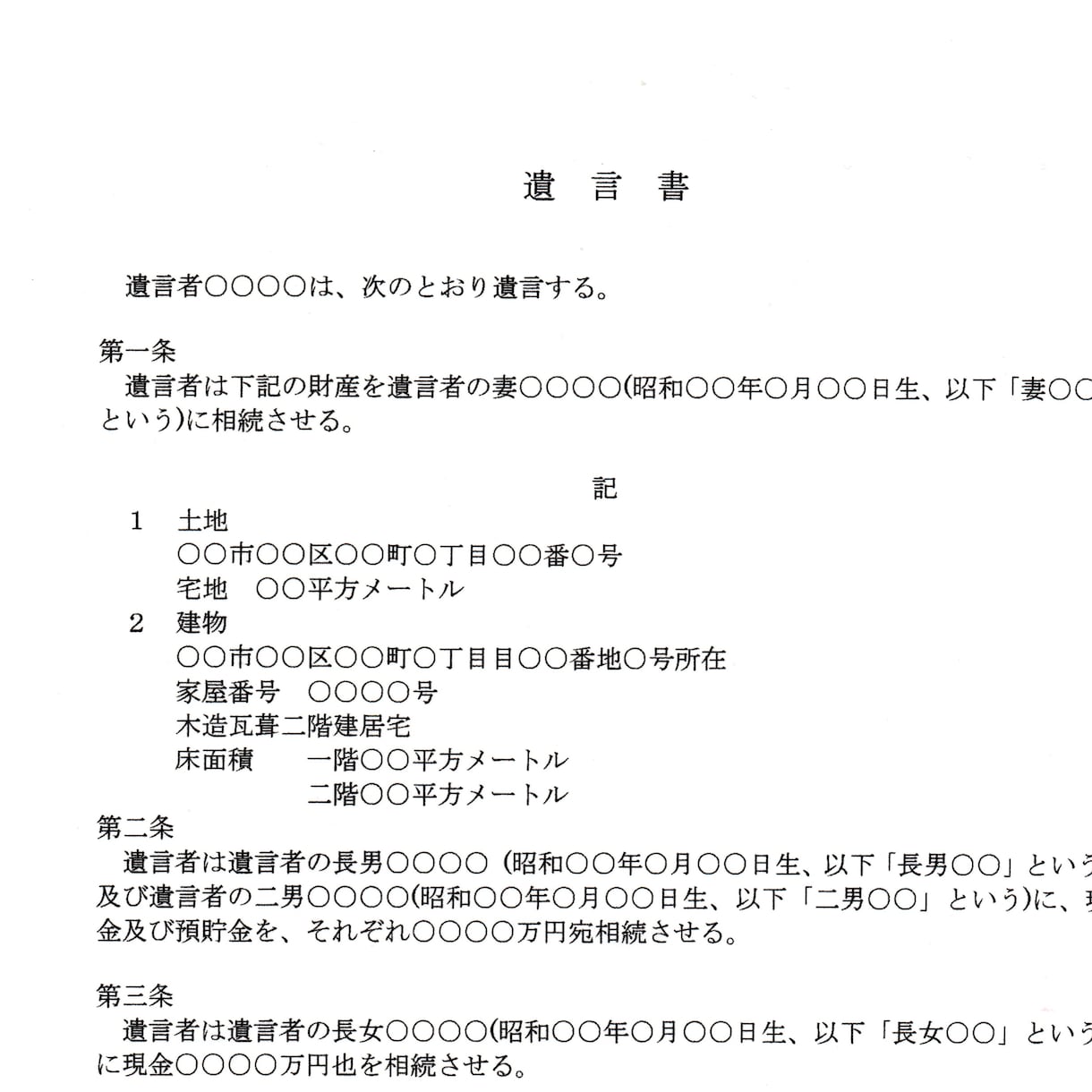 自筆証書遺言作成を行政書士がサポートします 安心確実な法務局保管制度の利用方法もご指導します！ イメージ2