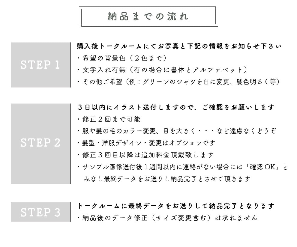 ふんわり優しいおしゃれな水彩風似顔絵作成します 好印象◎商用可◎ビジネス・SNS・ブログ・アイコン・HPなど イメージ10