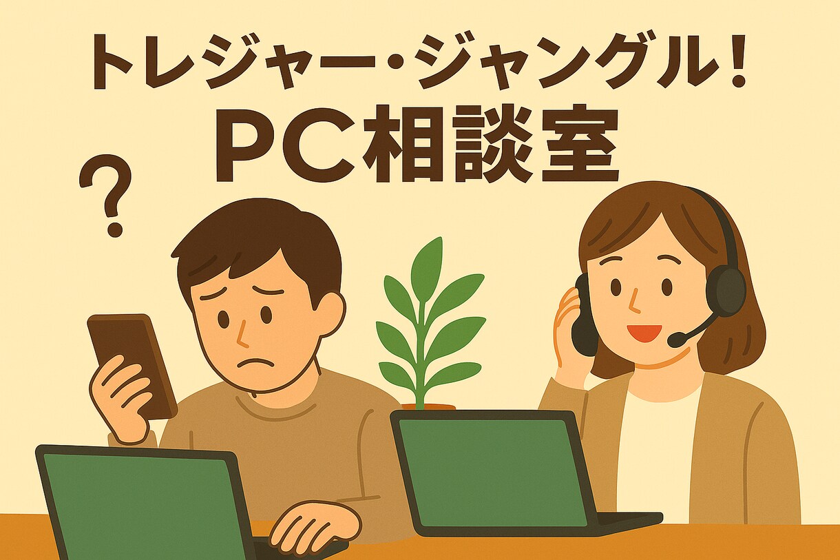 PCの悩み解決を元販売スタッフがご相談にのります あなたに合ったPCサポートをお届けします。 イメージ1