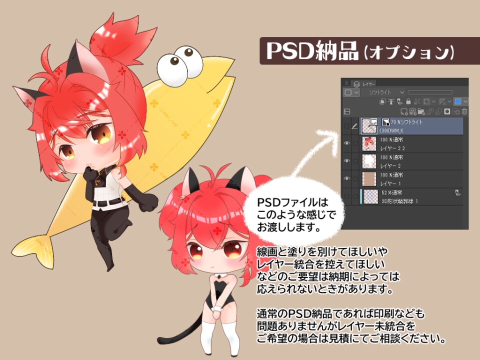 デフォルメキャラ描きます ぷにっ！もちっ！可愛いデフォルメキャラ！！ イメージ4