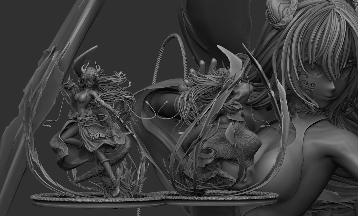 3Dモデリングでフィギュア作成します スピード重視でSTLデータと原型をお届けします。 イメージ1