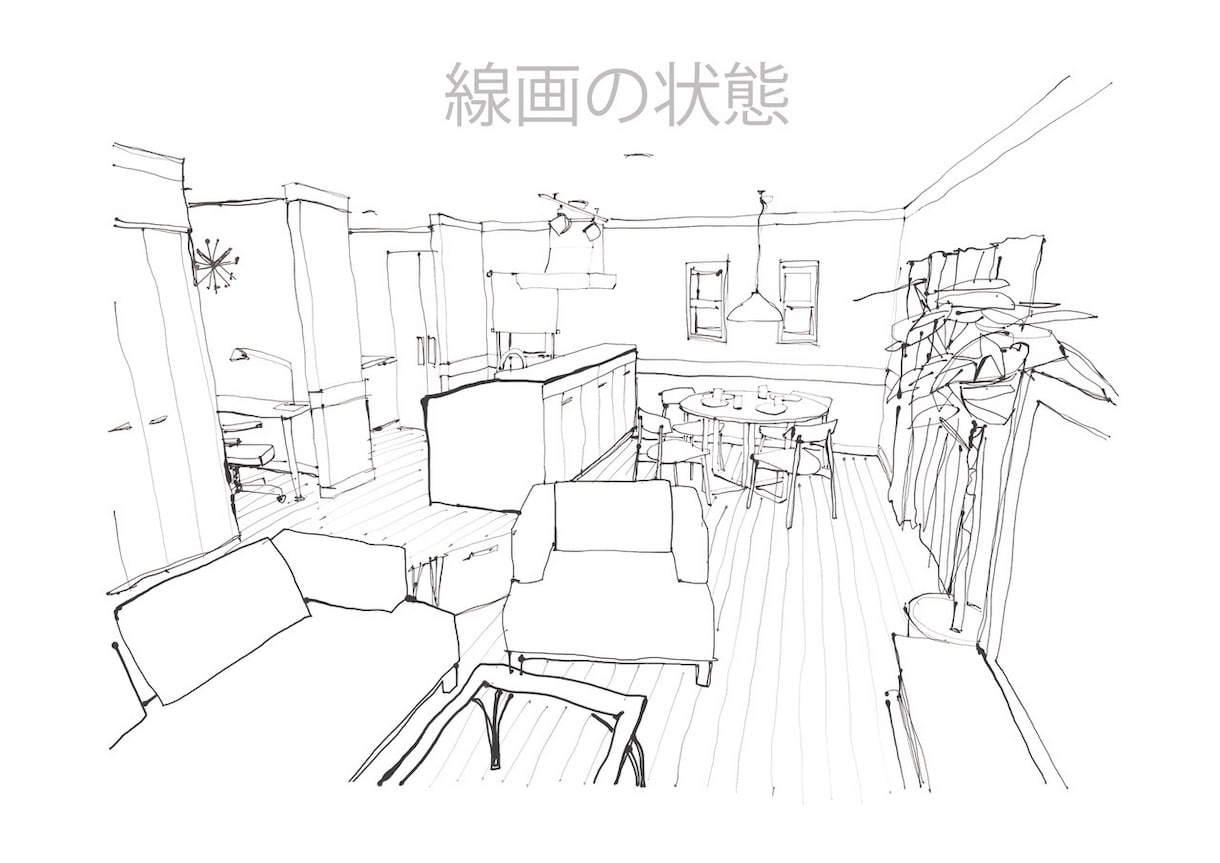 お手持ちの写真・ＣＧから手描き風パースを描きます 世界に一枚のオリジナル作品を提供します イメージ2