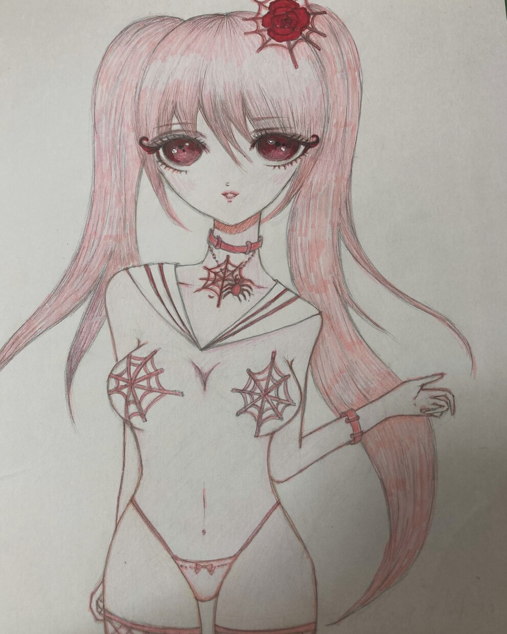 綺麗系　可愛い系　今ドキなイラスト描きます パンクで可愛い貴方だけのオリジナルイラスト イメージ2