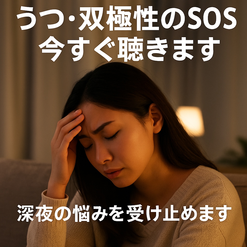 うつ・双極性の悩み 受け止めます 現役相談員で精神疾患当事者があなたと同じ目線で相談乗ります イメージ9