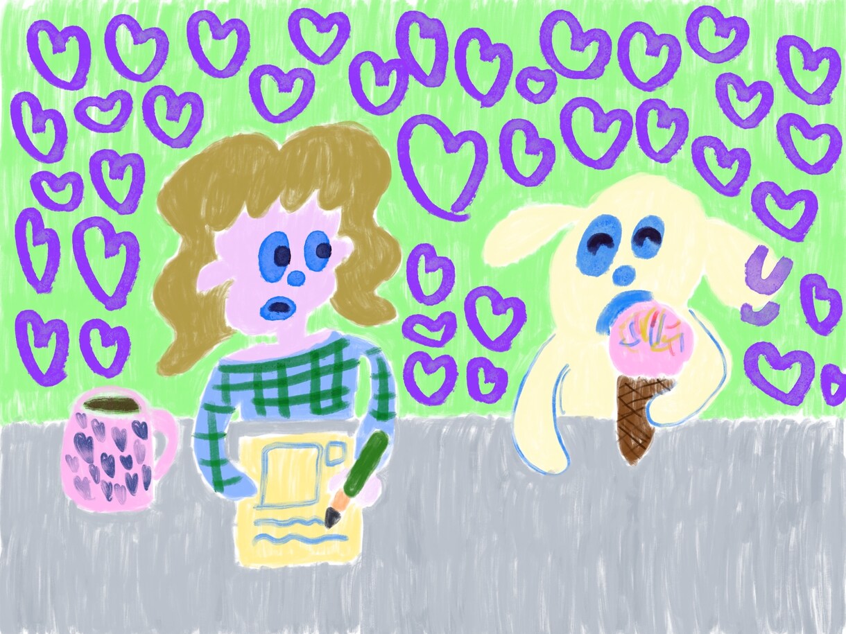 可愛くてカラフルな絵を提供します ひと目見たら忘れられないような絵を描きます。 イメージ4