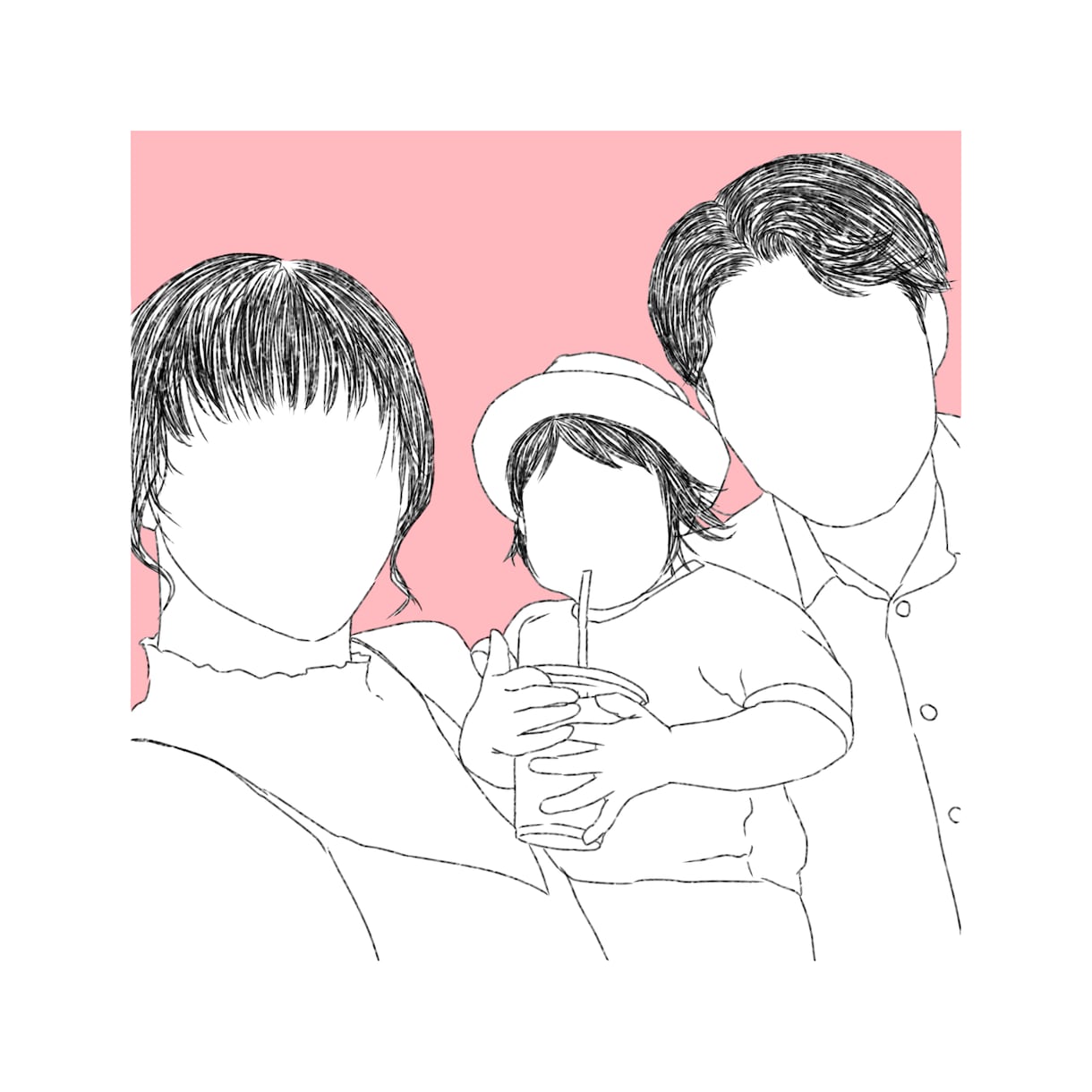 お写真をトレースして素敵な線画のイラストにします シンプルでおしゃれなイラストやアイコンが欲しい方におすすめ イメージ7