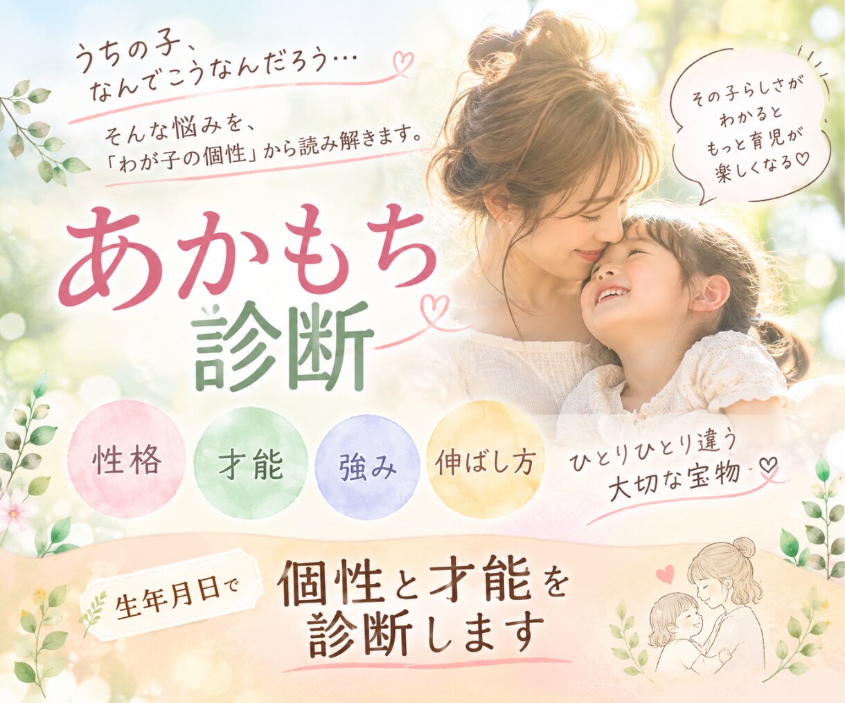 あかちゃんともちでこの子らしさを診断します 個性と才能がわかるやさしい統計分類学！ イメージ1