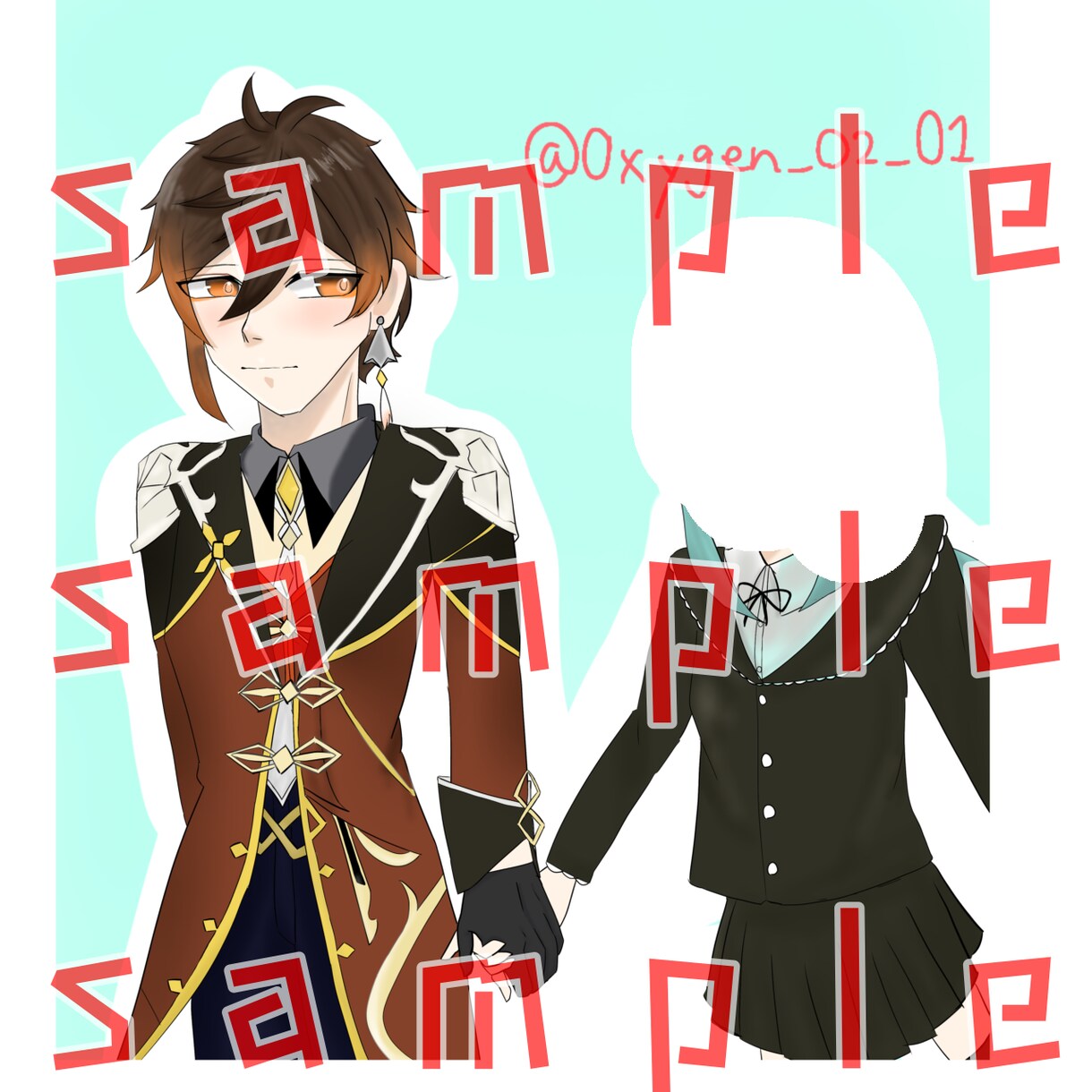 アイコン・夢絵・サムネ等様々なイラストを描きます リクエストしてくれた絵柄でかけます！！ イメージ4