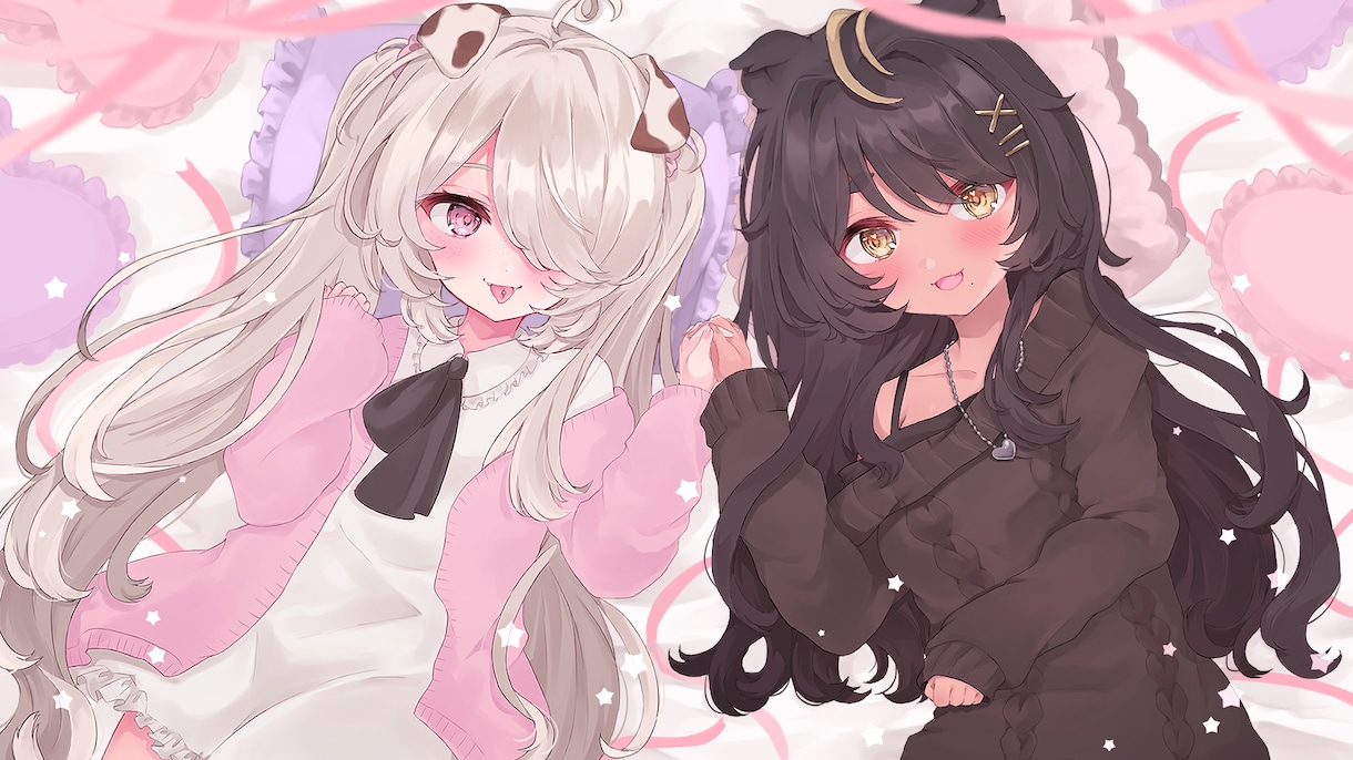 可愛い女の子のイラスト描きます 歌ってみた/動画サムネイル/立ち絵/グッズ/宣伝用イラスト等 イメージ1