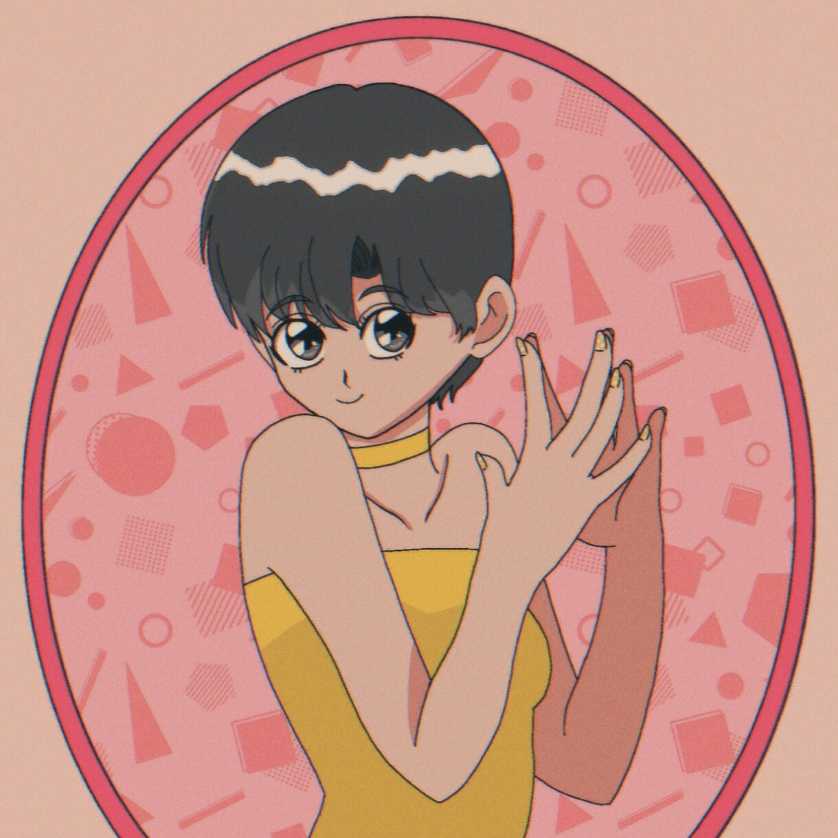 レトロ風アイコン描きます ザラザラ質感。80's〜90'sのアニメ塗りでお描きします イメージ3