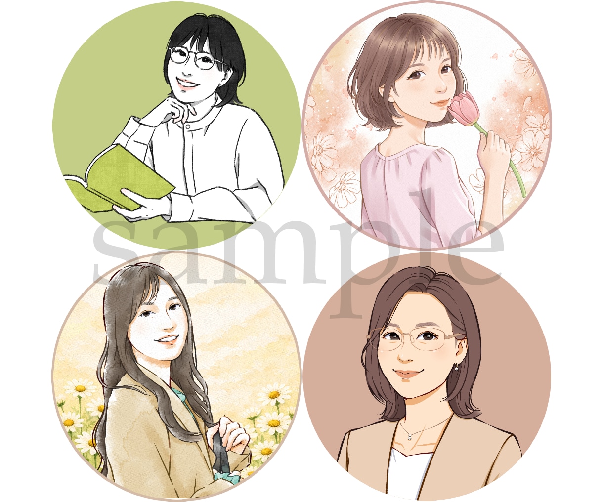 ナチュラルで人間味のあるプロフィールを描きます SNS、副業、ビジネスに。手描きの存在感であなたらしさを発信 イメージ8