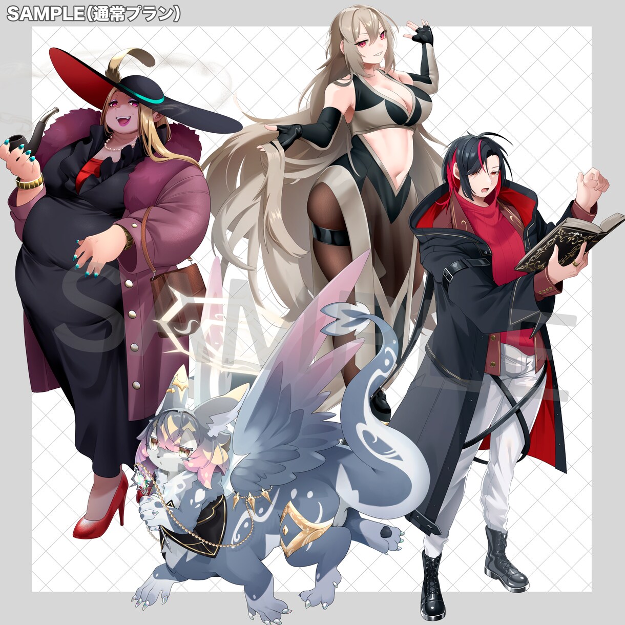立ち絵アイコンお描きします 人間、ケモノ、その他好みに合わせ、幅広くお描きいたします！ イメージ3