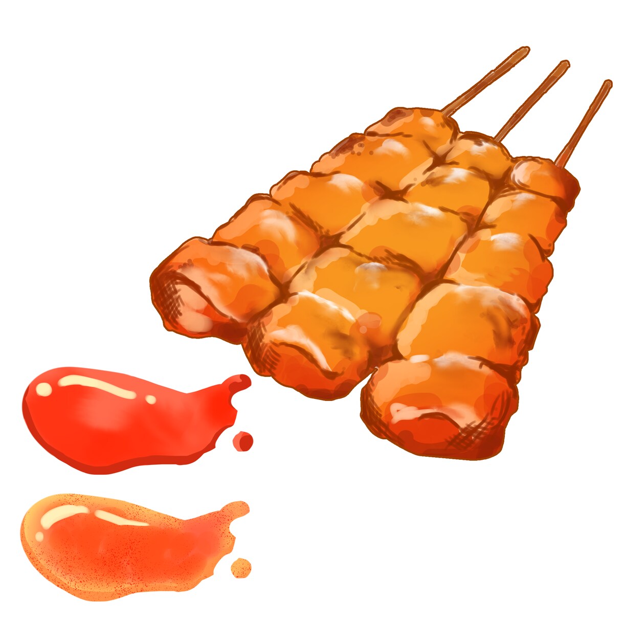 フードメニューのイラストを制作します 新商品や看板メニューなど、PRしたい商品のイラスト描きます！ イメージ3